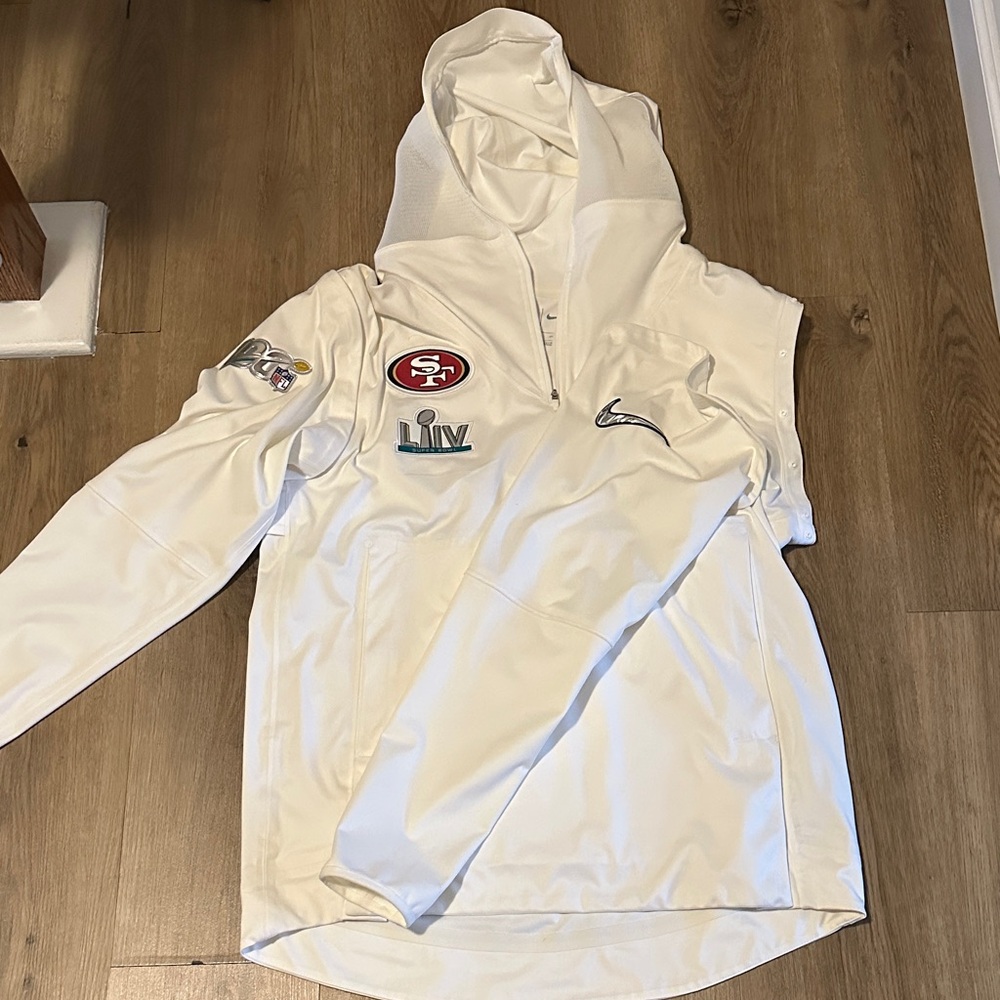 Nike Super Bowl 54 San Francisco 49ers Media day player jacket